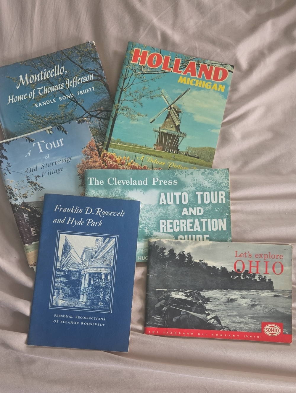 Vintage Travel Books Mixed Lot